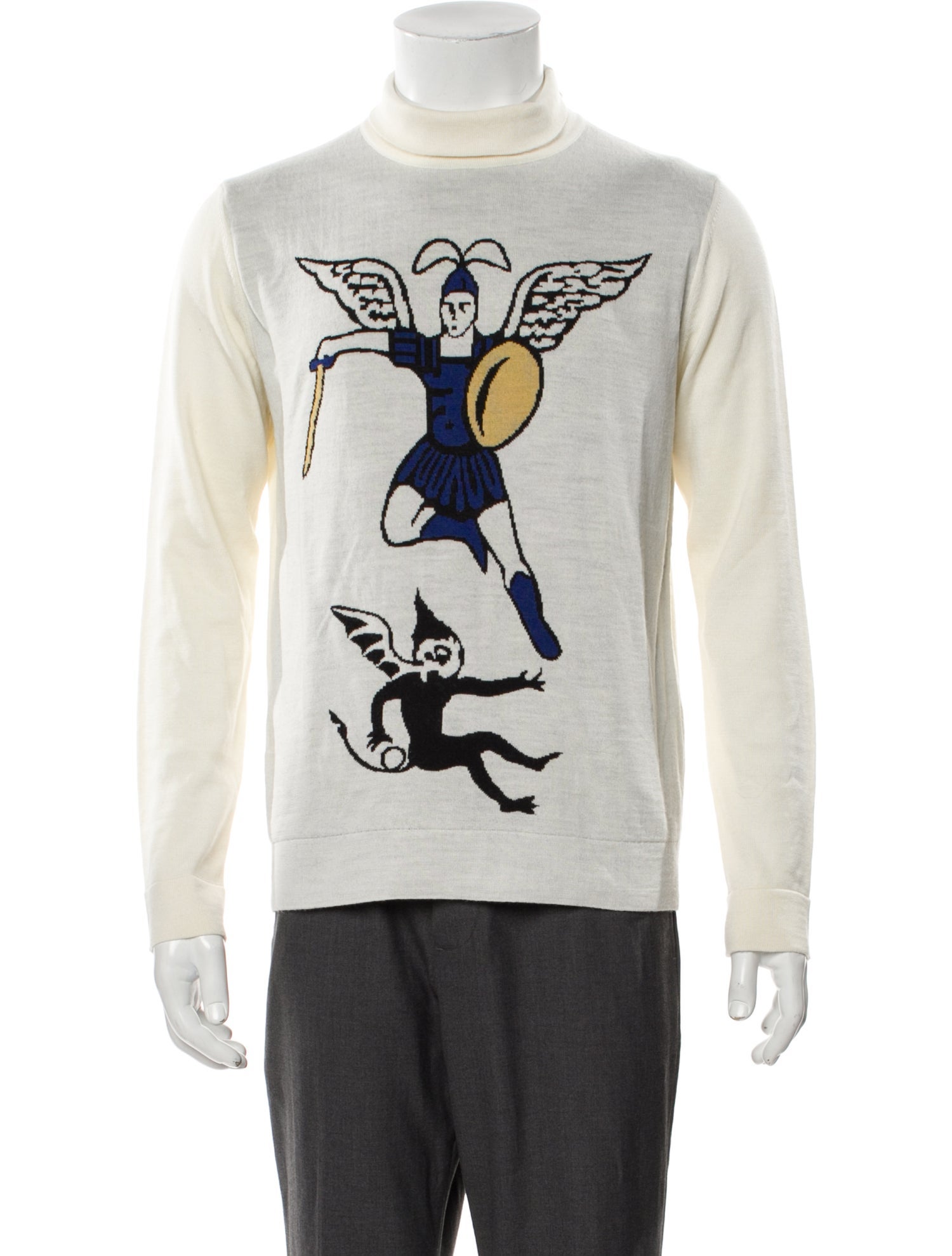 Gosha Rubchinskiy Graphic Print Turtleneck Pullover