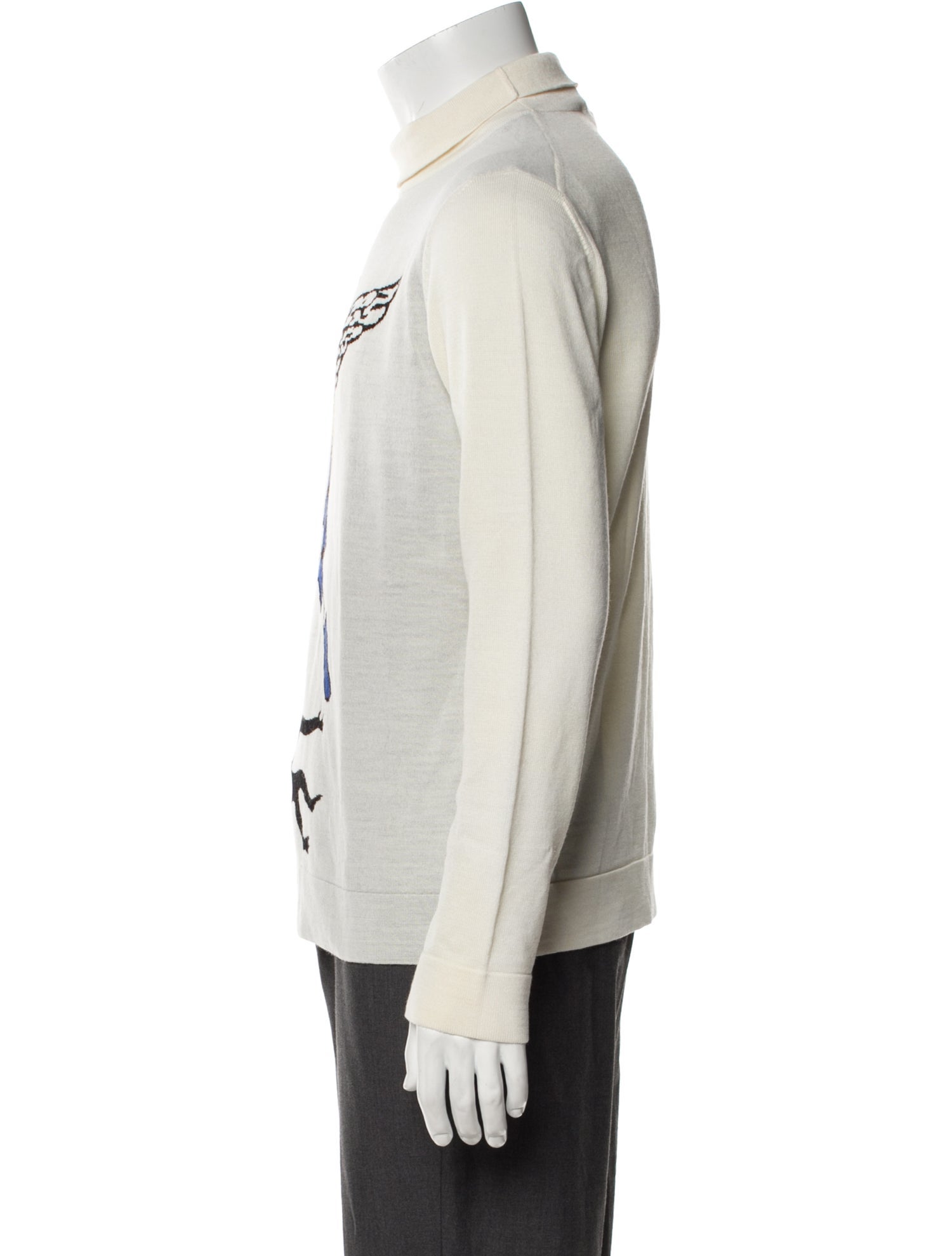 Gosha Rubchinskiy Graphic Print Turtleneck Pullover