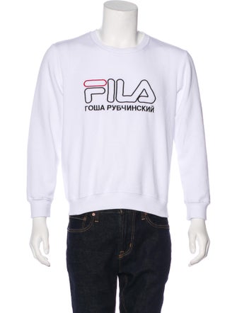 Gosha Rubchinskiy x FILA Gosha Rubchinskiy x Fila 2017 Logo-Embroidered Crew Neck Sweatshirt