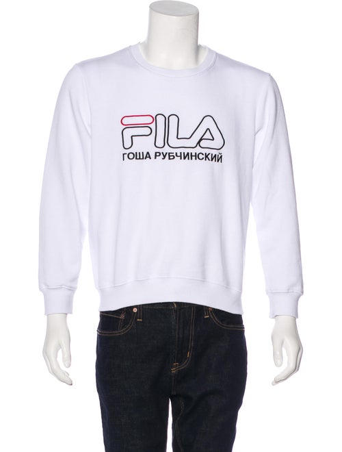 Gosha Rubchinskiy x FILA Gosha Rubchinskiy x Fila 2017 Logo-Embroidered Crew Neck Sweatshirt