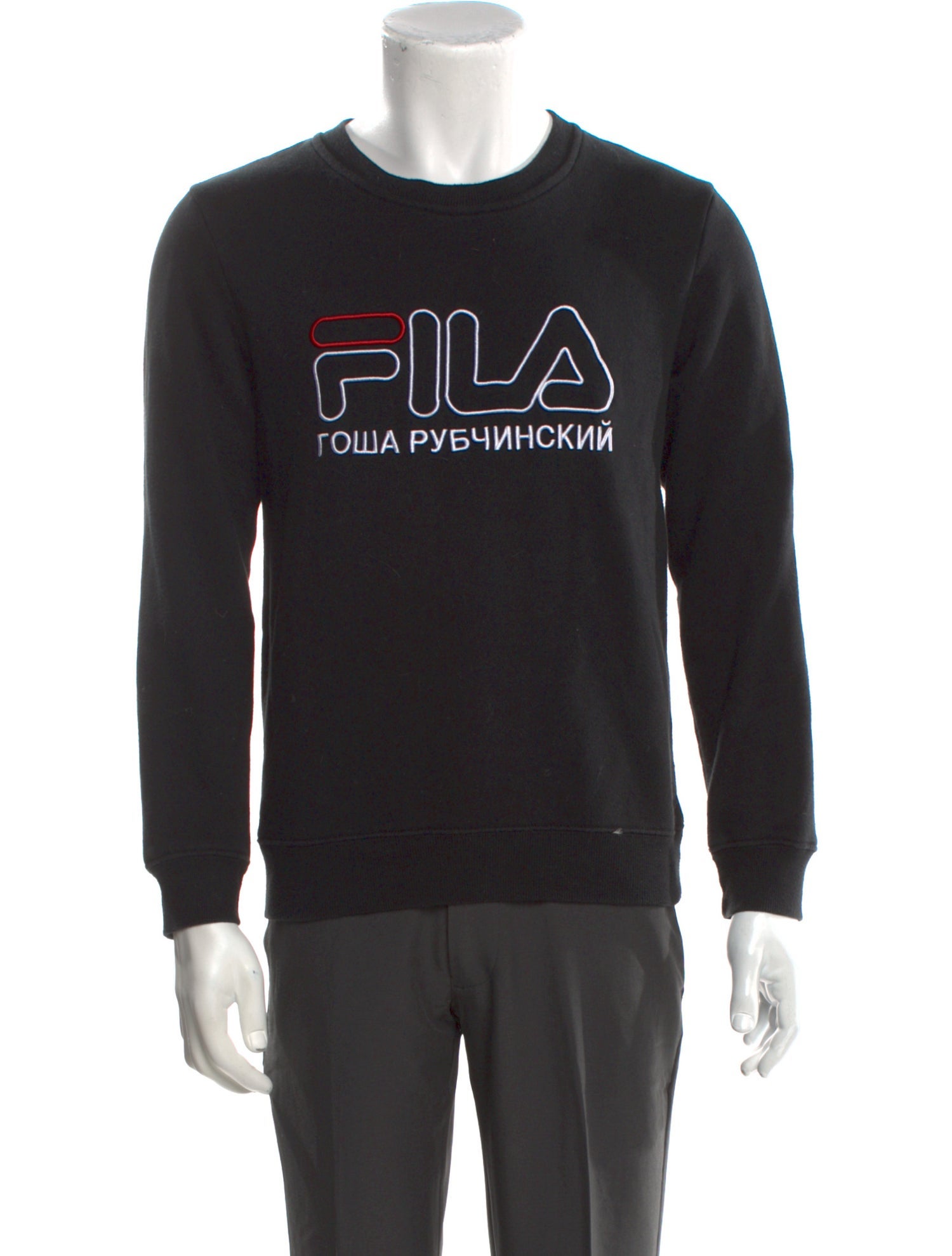 Gosha Rubchinskiy x FILA Graphic Print Crew Neck Pullover