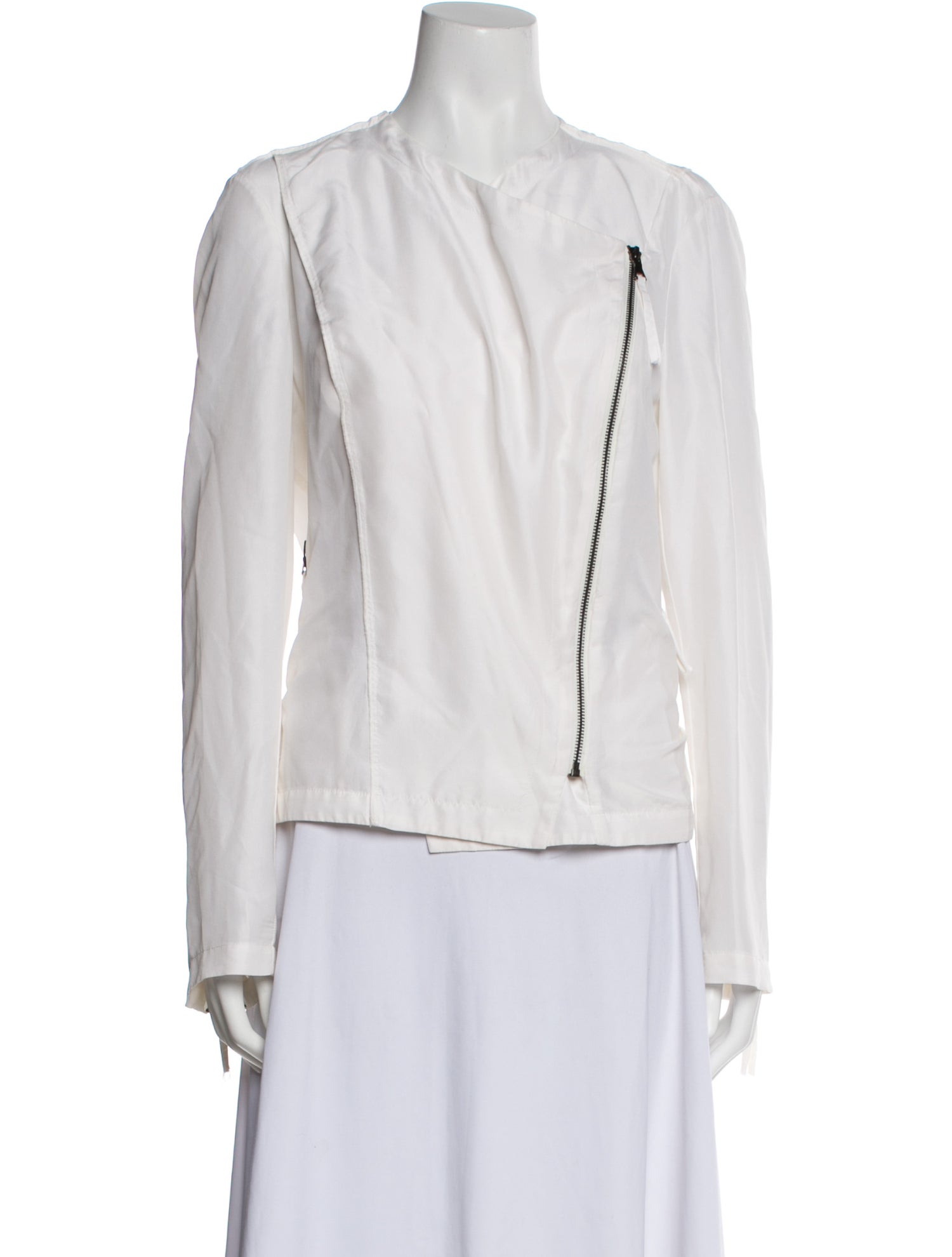 Go Silk Silk Biker Jacket