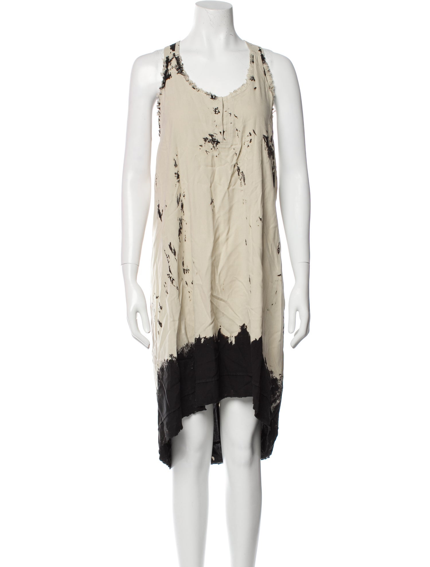 Go Silk Silk Midi Length Dress