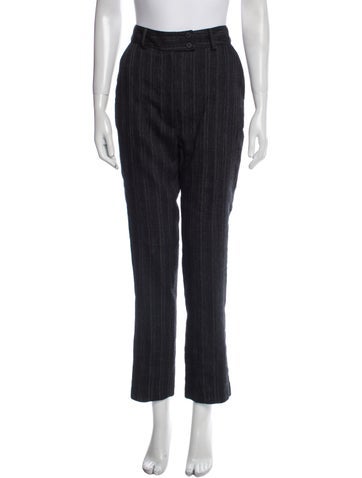 Gentry Portofino Pants Striped Straight Leg M