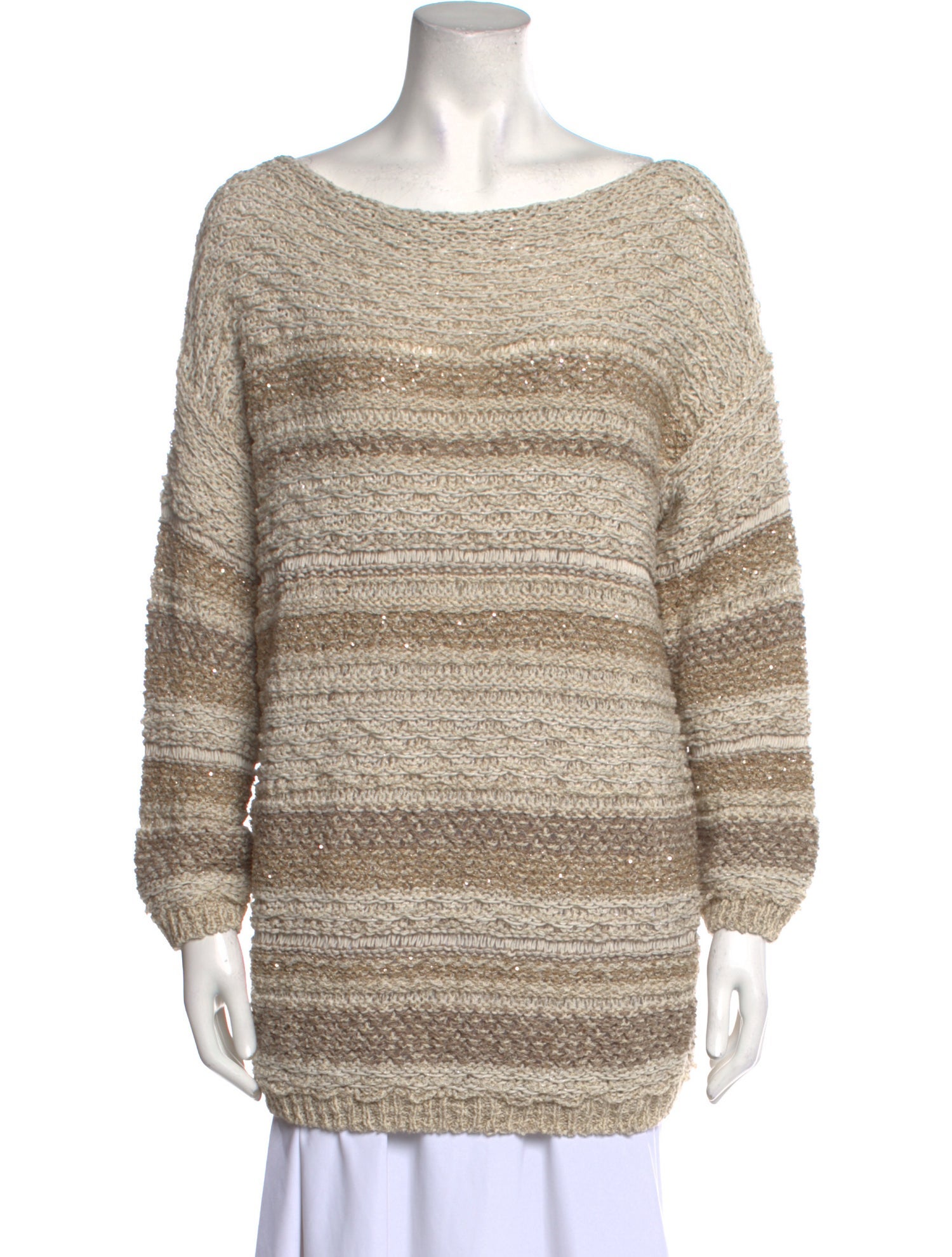 Gentry Portofino Striped Bateau Neckline Sweater w/ Tags