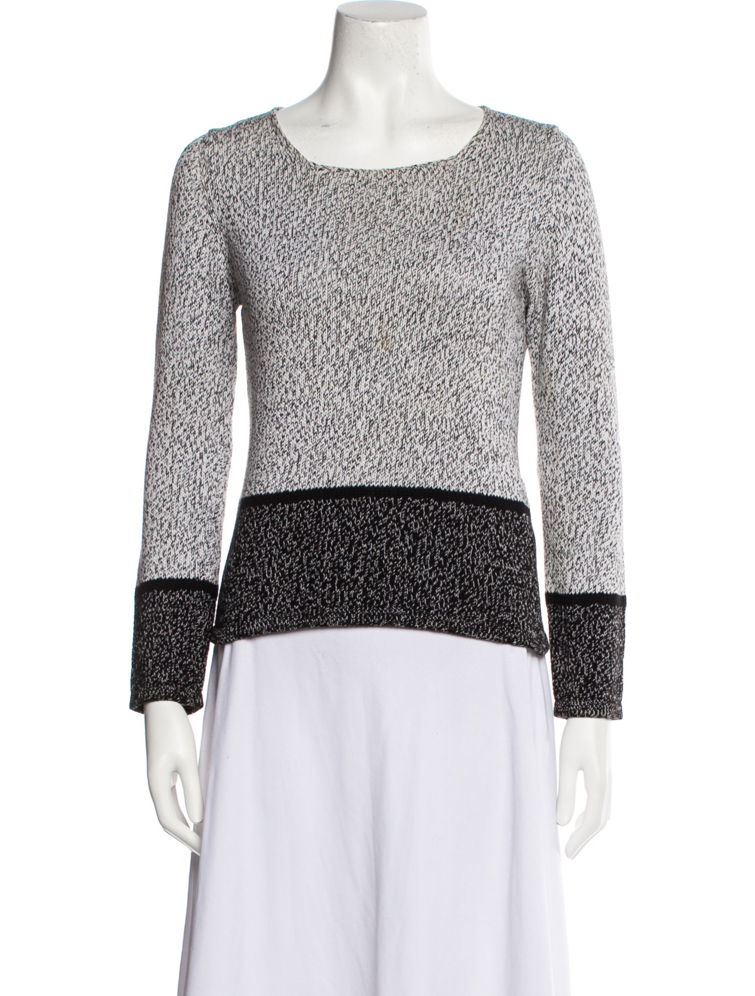 Gentry Portofino Striped Scoop Neck Sweater