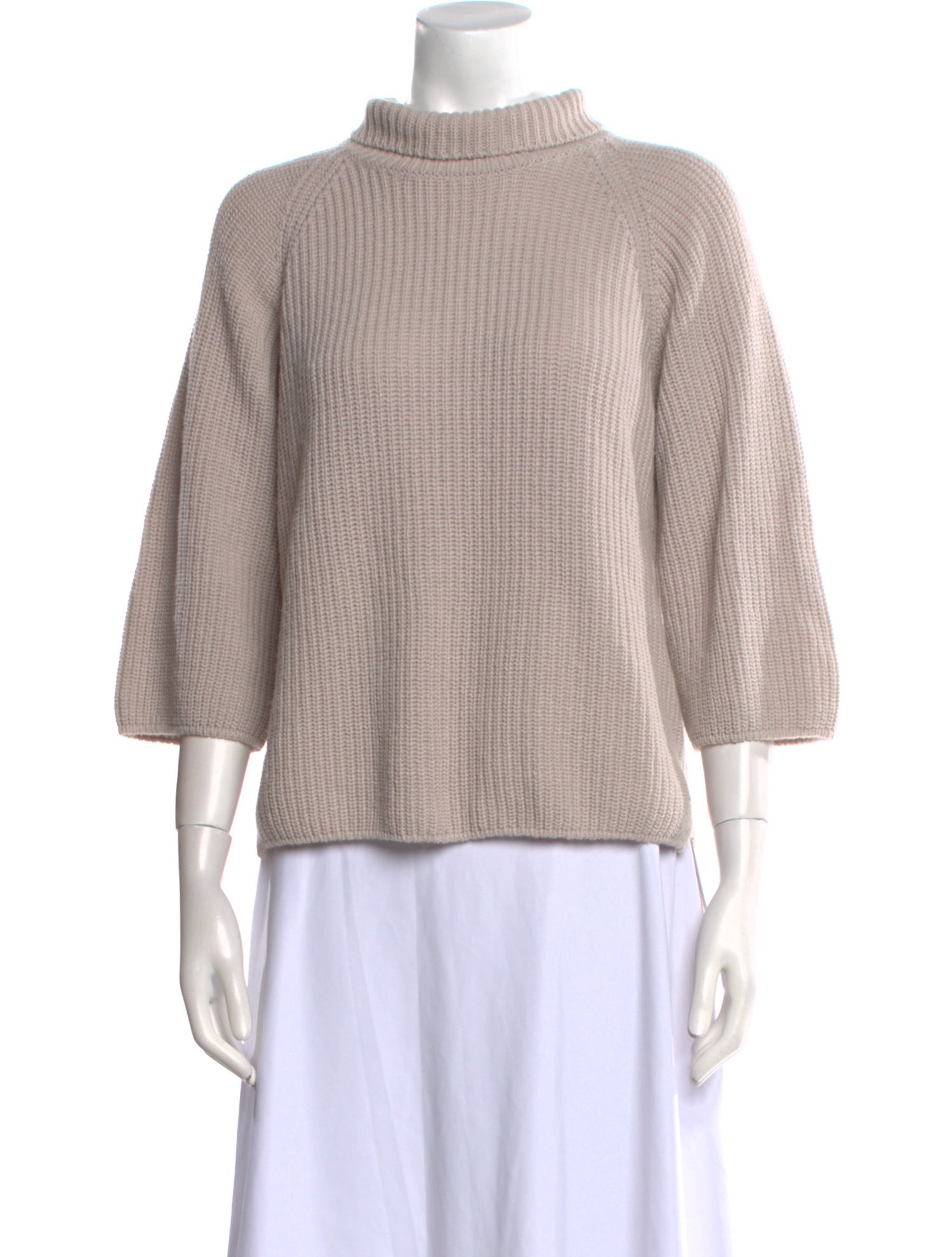 Gentry Portofino Virgin Wool Mock Neck Sweater