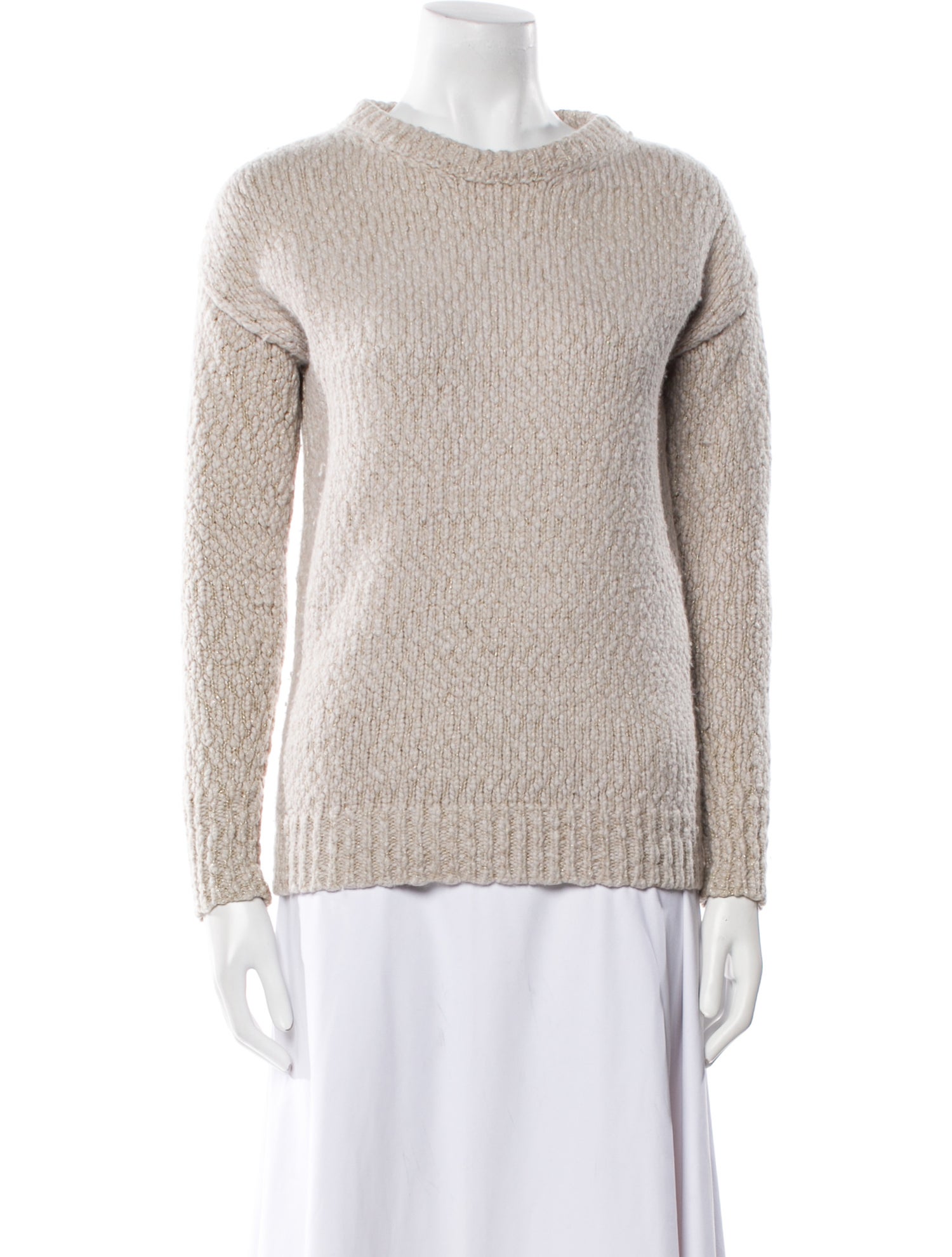 Gentry Portofino Virgin Wool Crew Neck Sweater