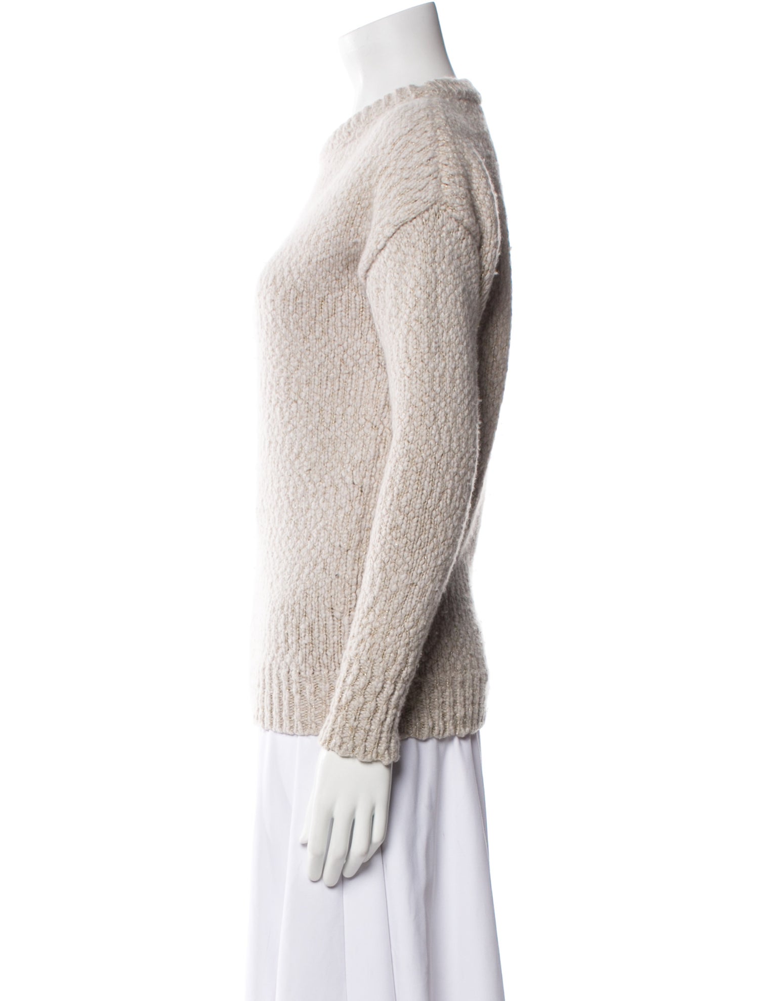 Gentry Portofino Virgin Wool Crew Neck Sweater