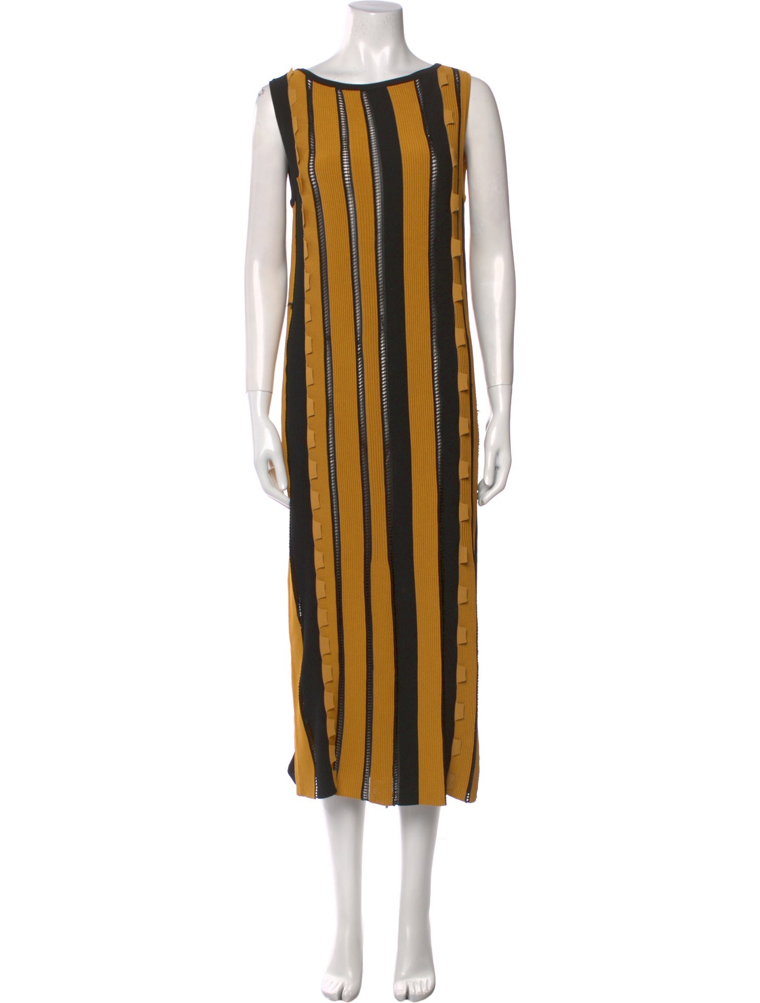 Gentry Portofino Striped Midi Length Dress