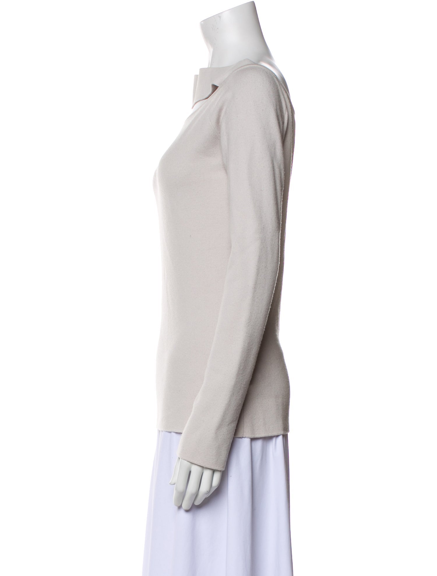 Gentry Portofino Virgin Wool Bateau Neckline Sweatshirt