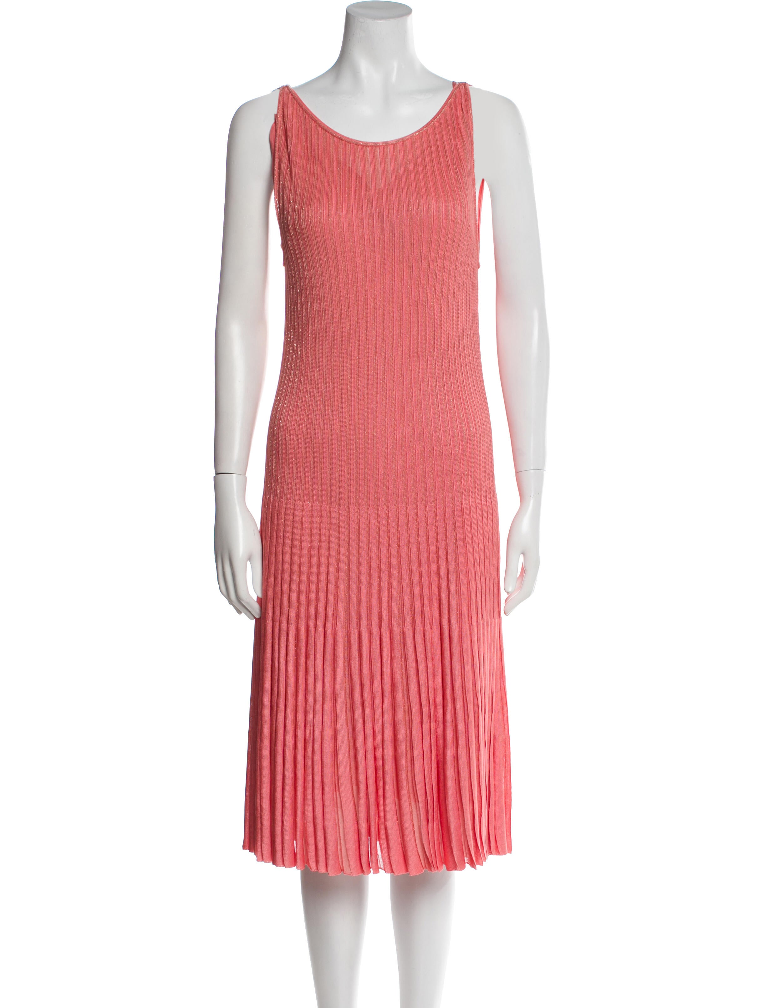 Gentry Portofino Scoop Neck Midi Length Dress