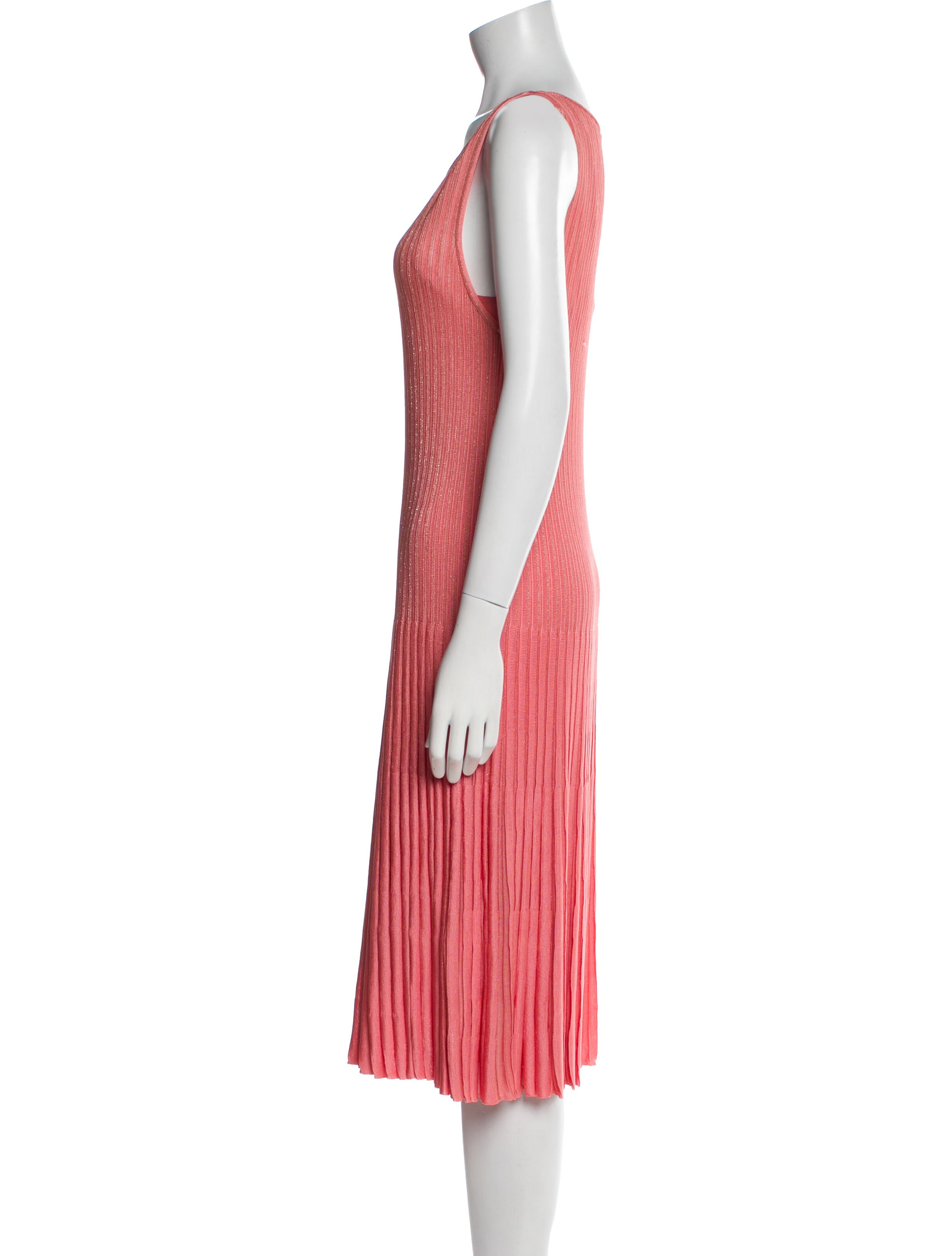 Gentry Portofino Scoop Neck Midi Length Dress