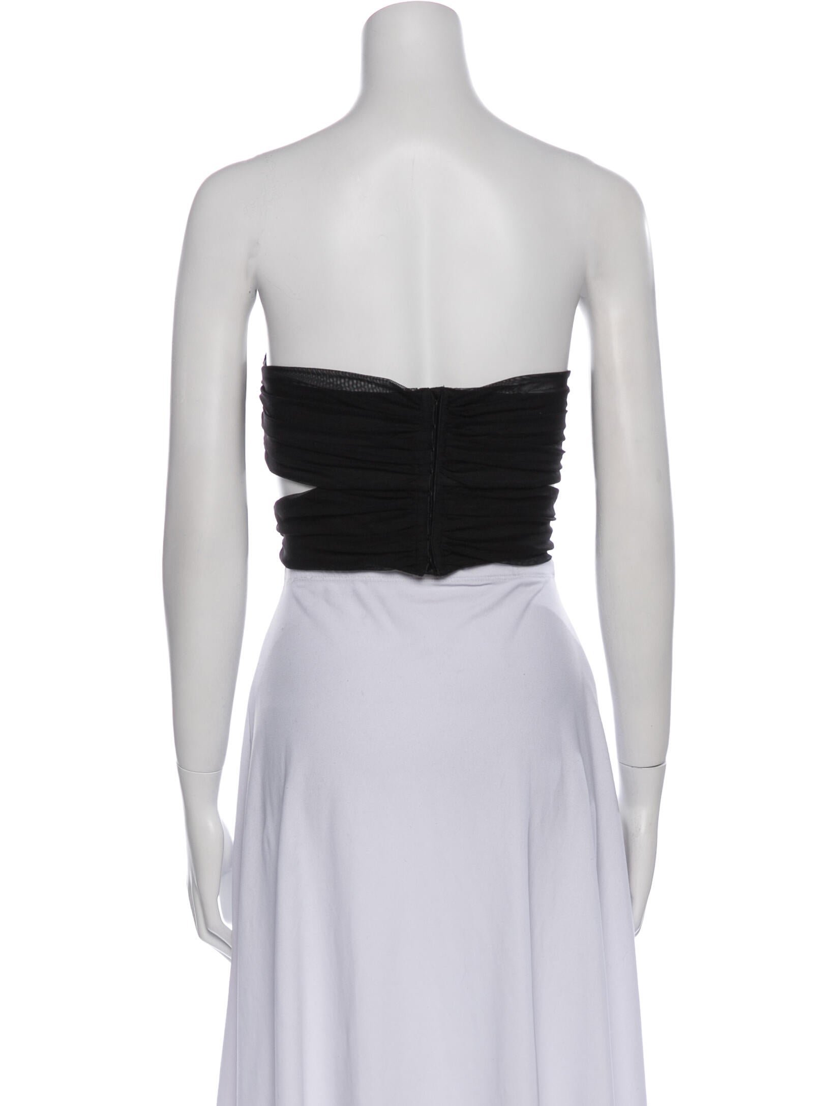 Gentry Portofino Strapless Crop Top