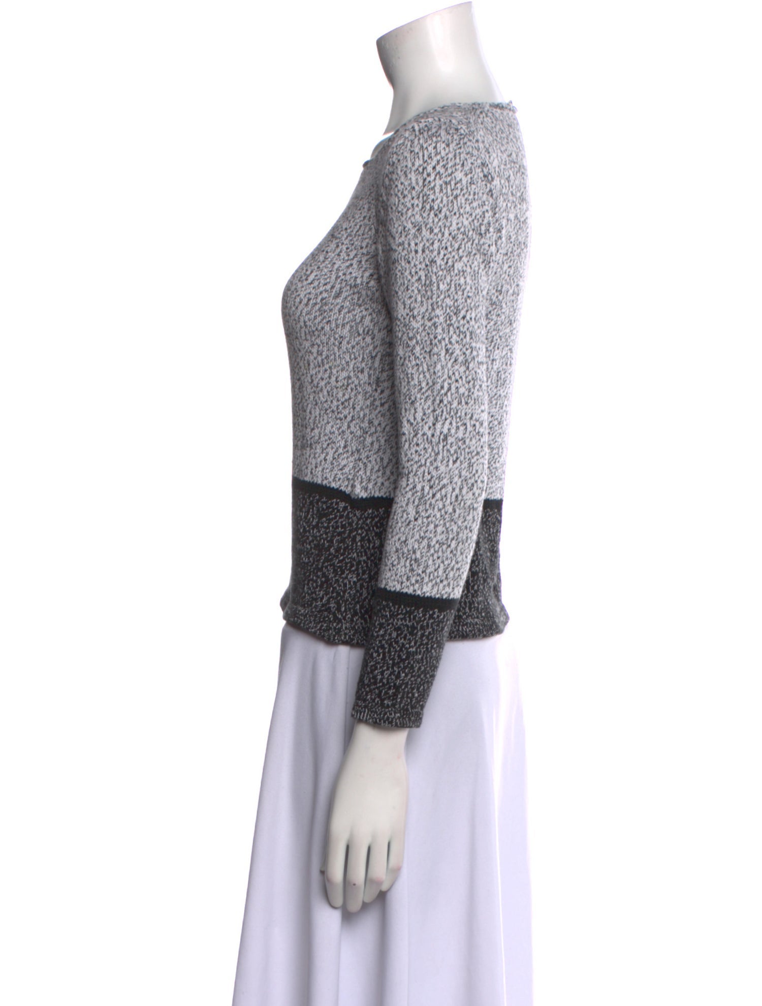 Gentry Portofino Striped Scoop Neck Sweater