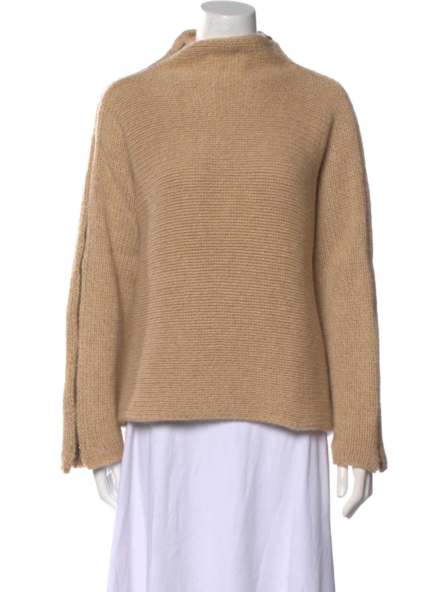 Gentry Portofino Cashmere Mock Neck Sweater
