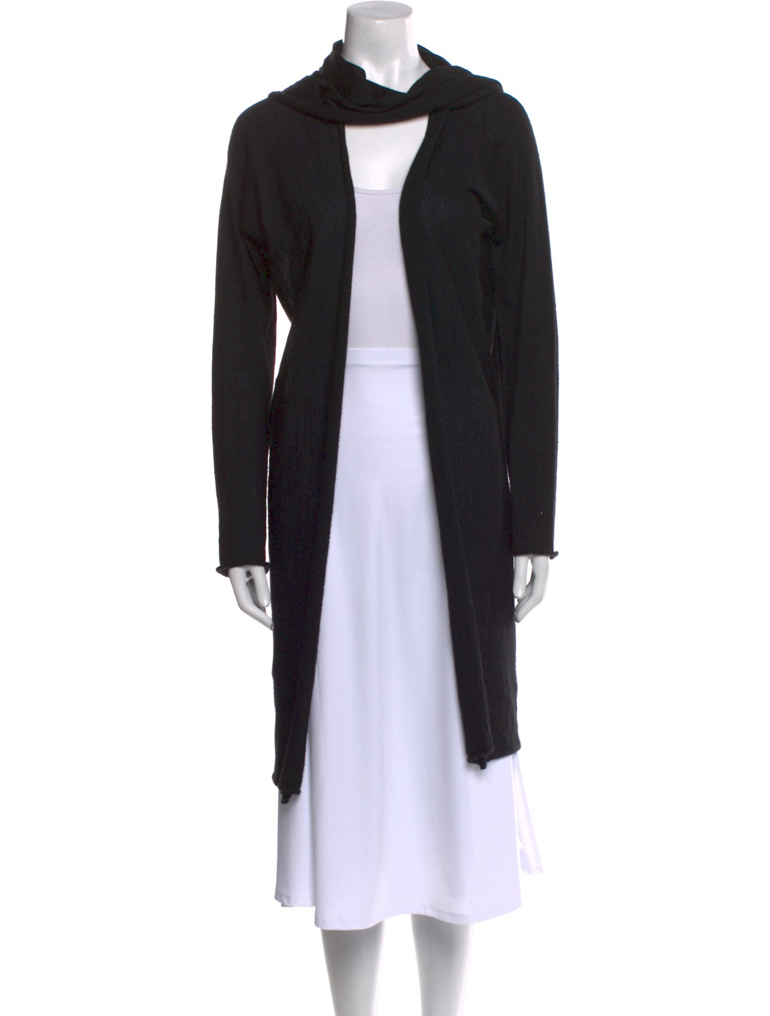 Gentry Portofino Cashmere Open Front Sweater