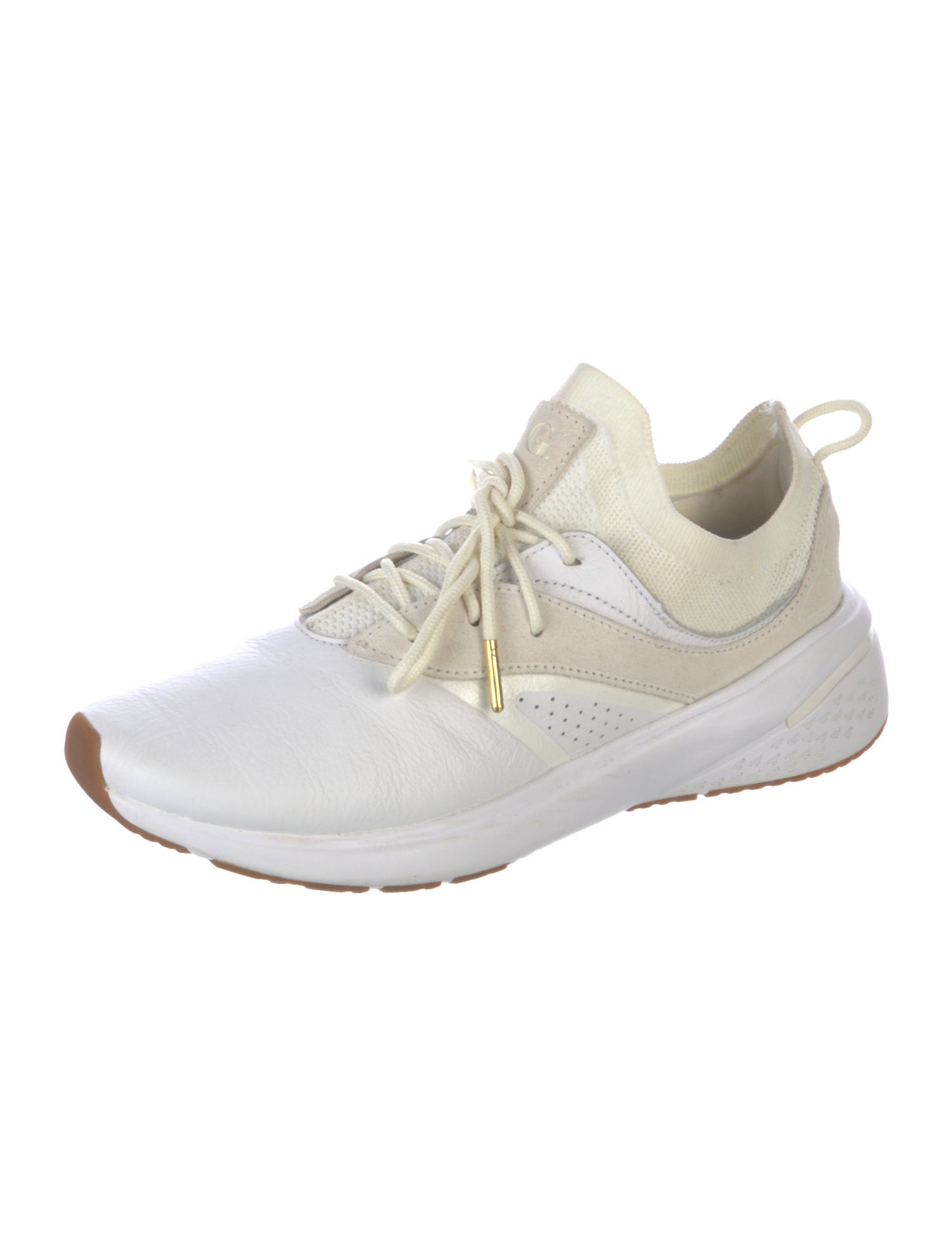Goop x Puma Leather Colorblock Pattern Sneakers