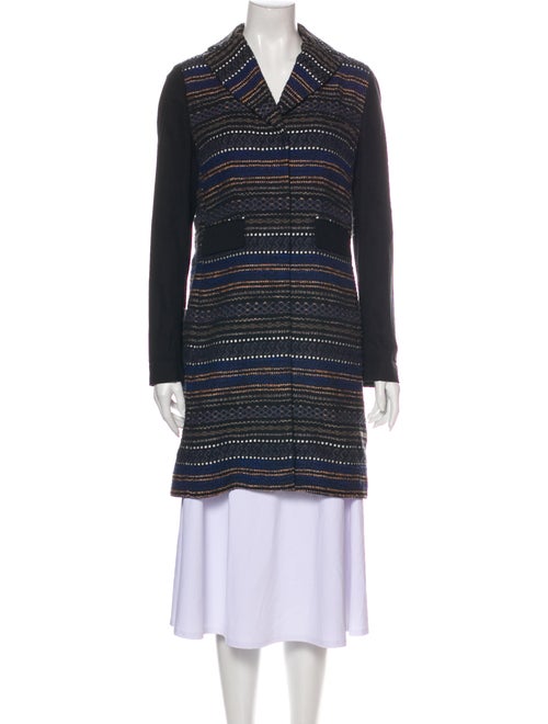 Gryphon Tweed Pattern Coat Black