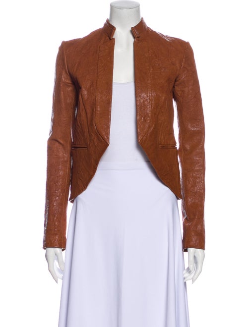 Gryphon Leather Jacket Brown