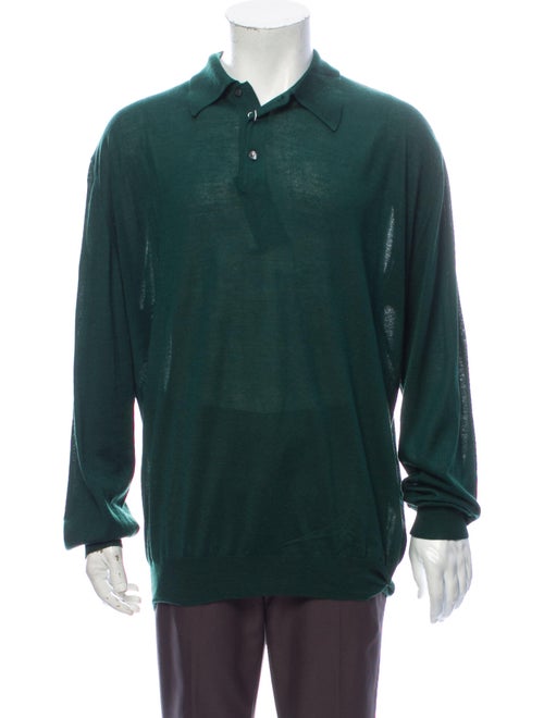 Gran Sasso Cashmere Collar Polo Sweater w/ Tags Gr