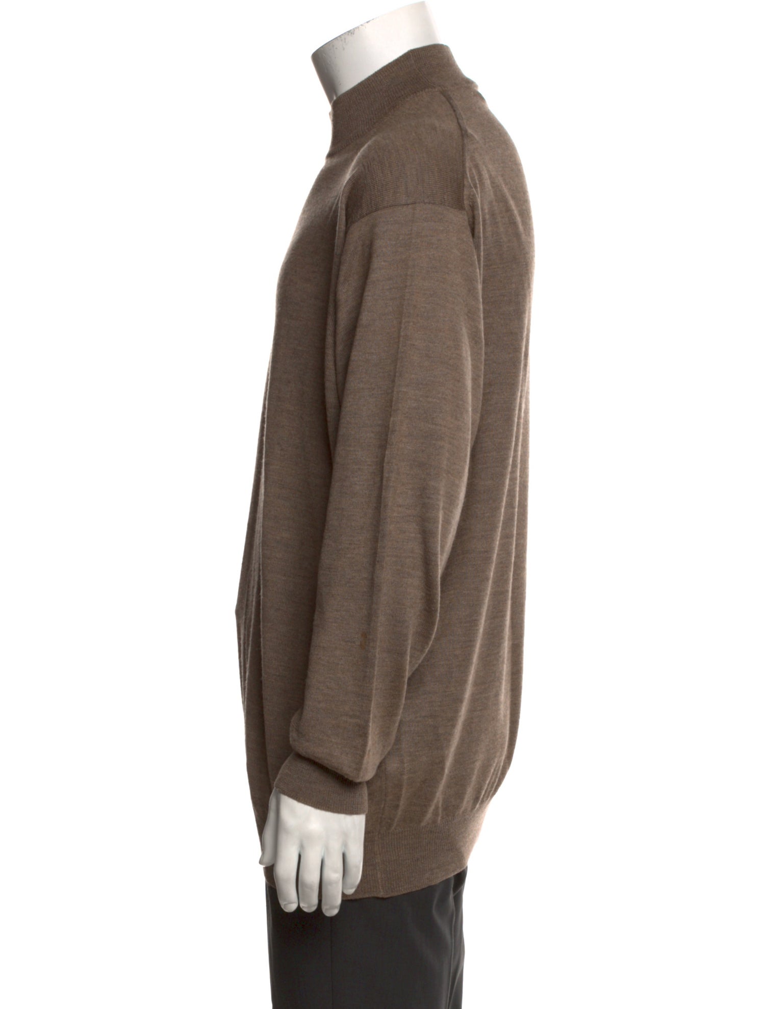 Gran Sasso Wool Mock Neck Pullover