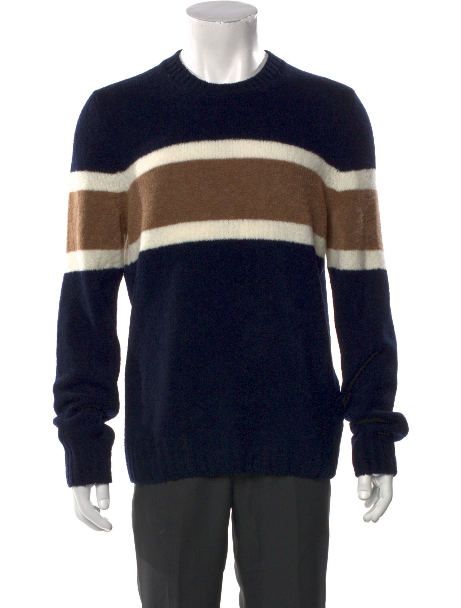 Gran Sasso Virgin Wool Striped Pullover