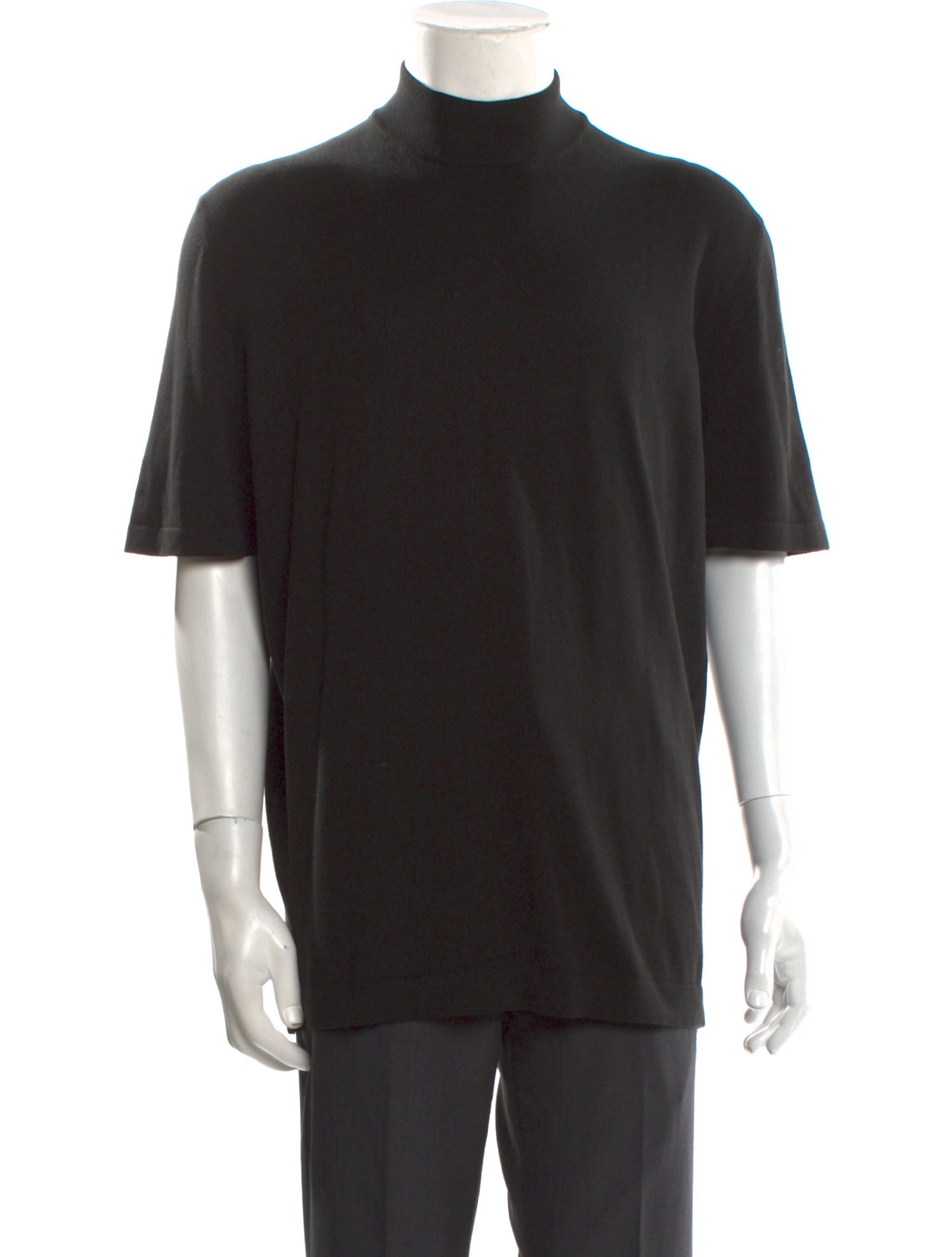 Gran Sasso Mock Neck Short Sleeve T-Shirt