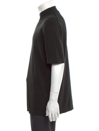 Gran Sasso Mock Neck Short Sleeve T-Shirt