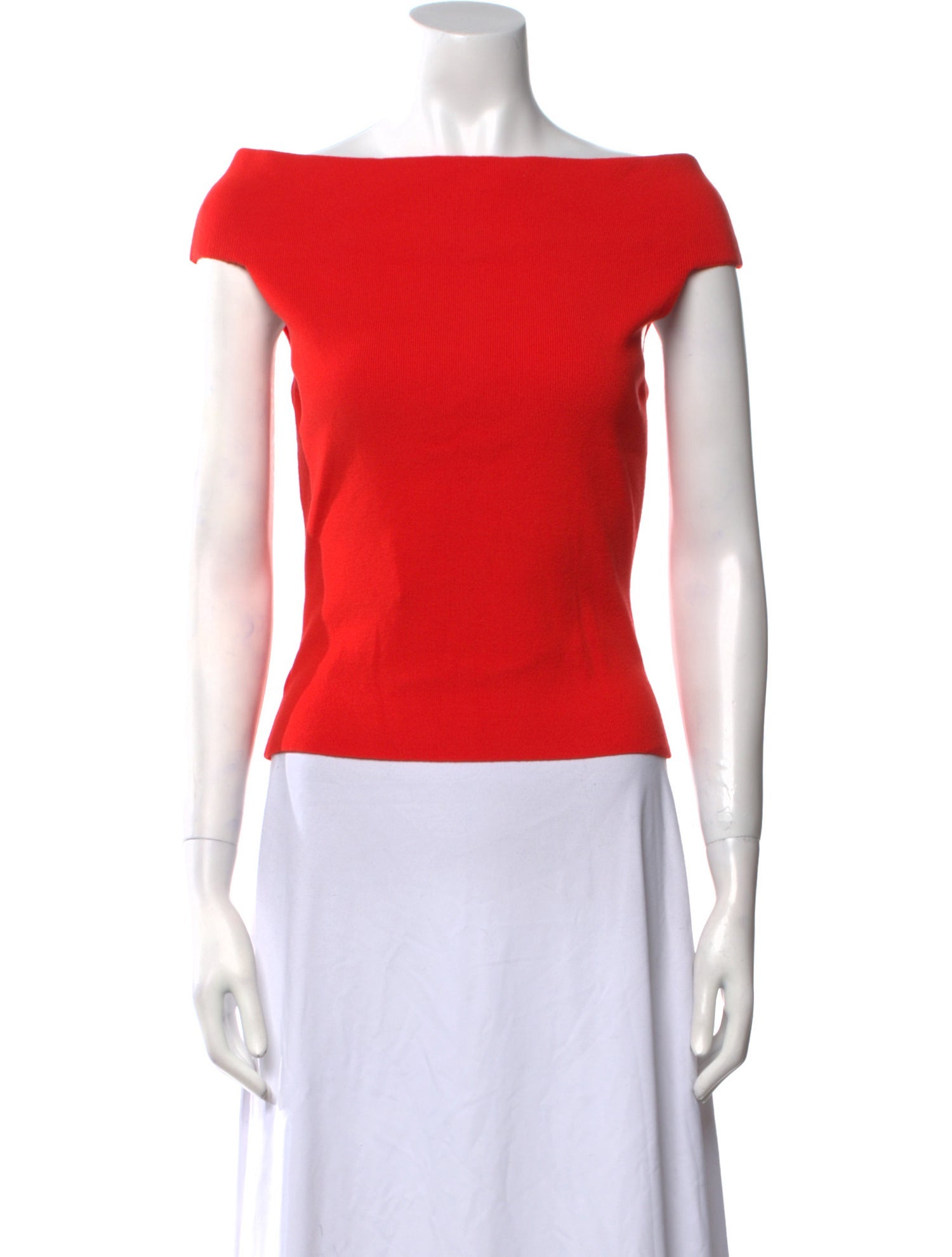 Gran Sasso Bateau Neckline Short Sleeve Top