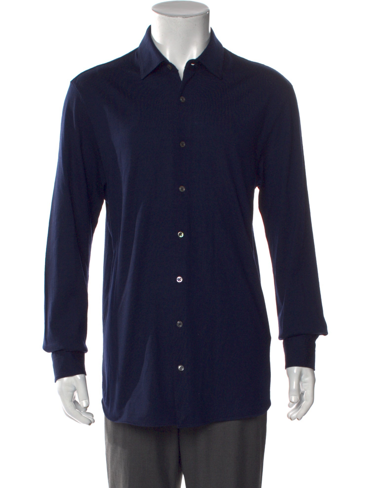 Gran Sasso Virgin Wool Long Sleeve Shirt