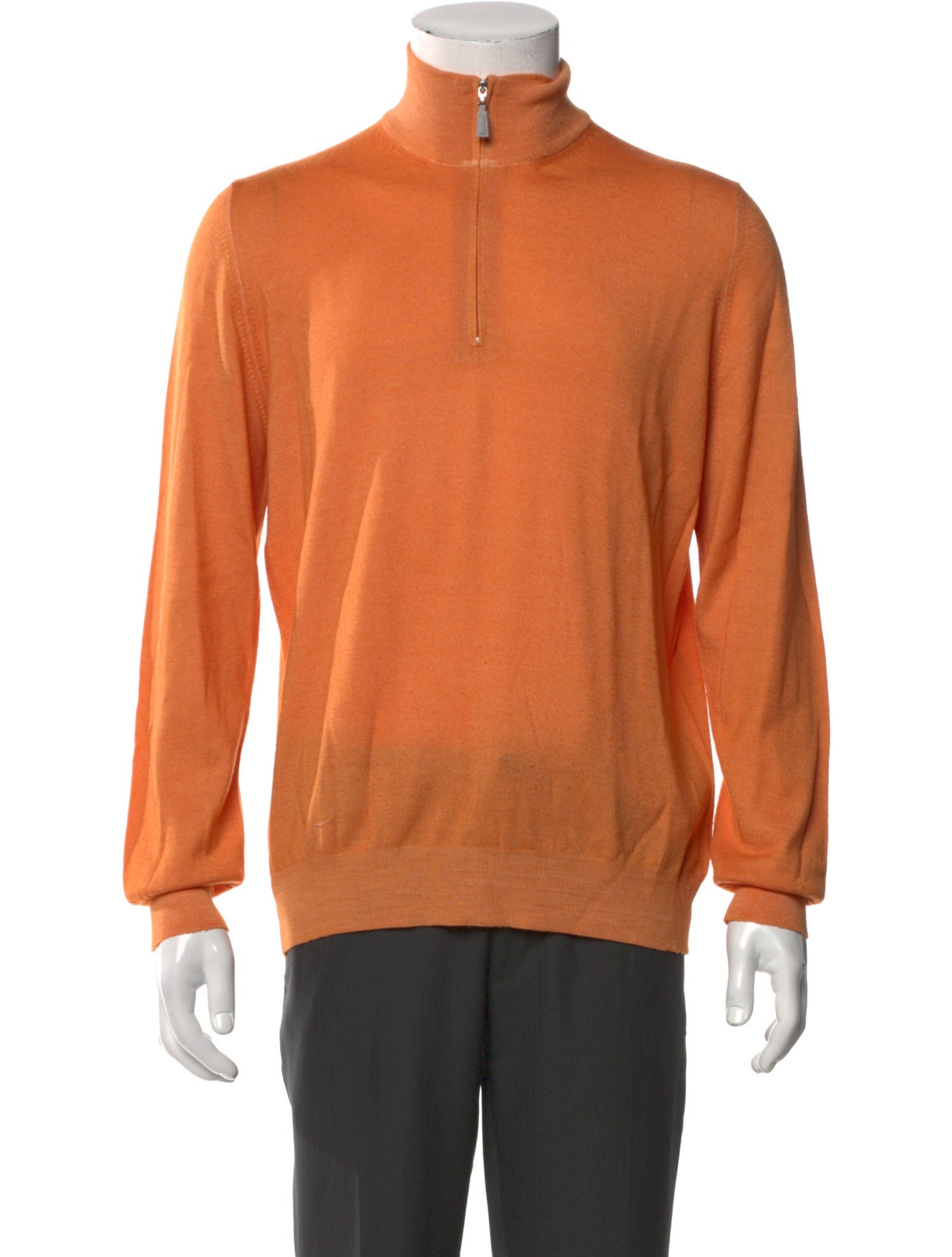 Gran Sasso Virgin Wool Mock Neck Pullover