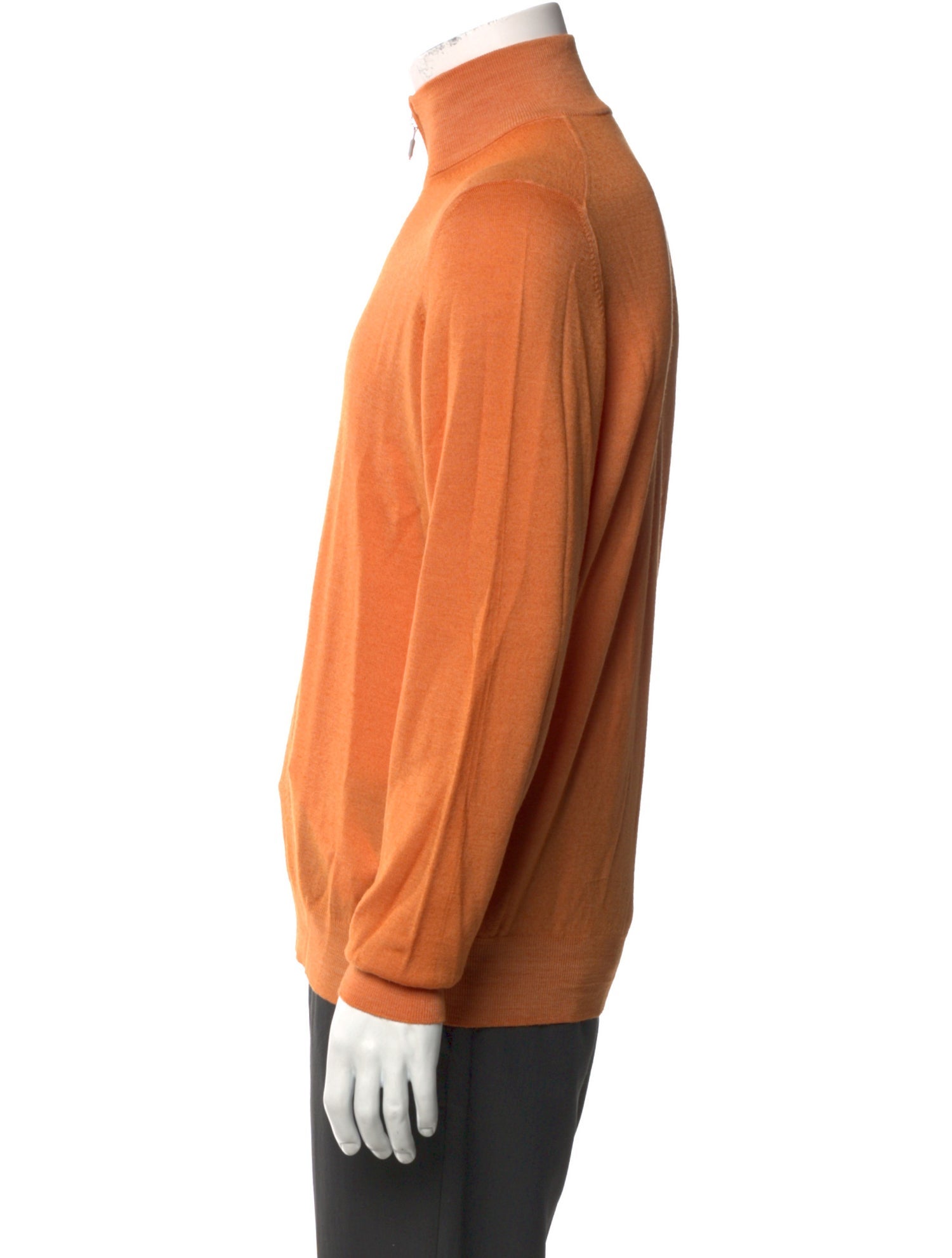Gran Sasso Virgin Wool Mock Neck Pullover