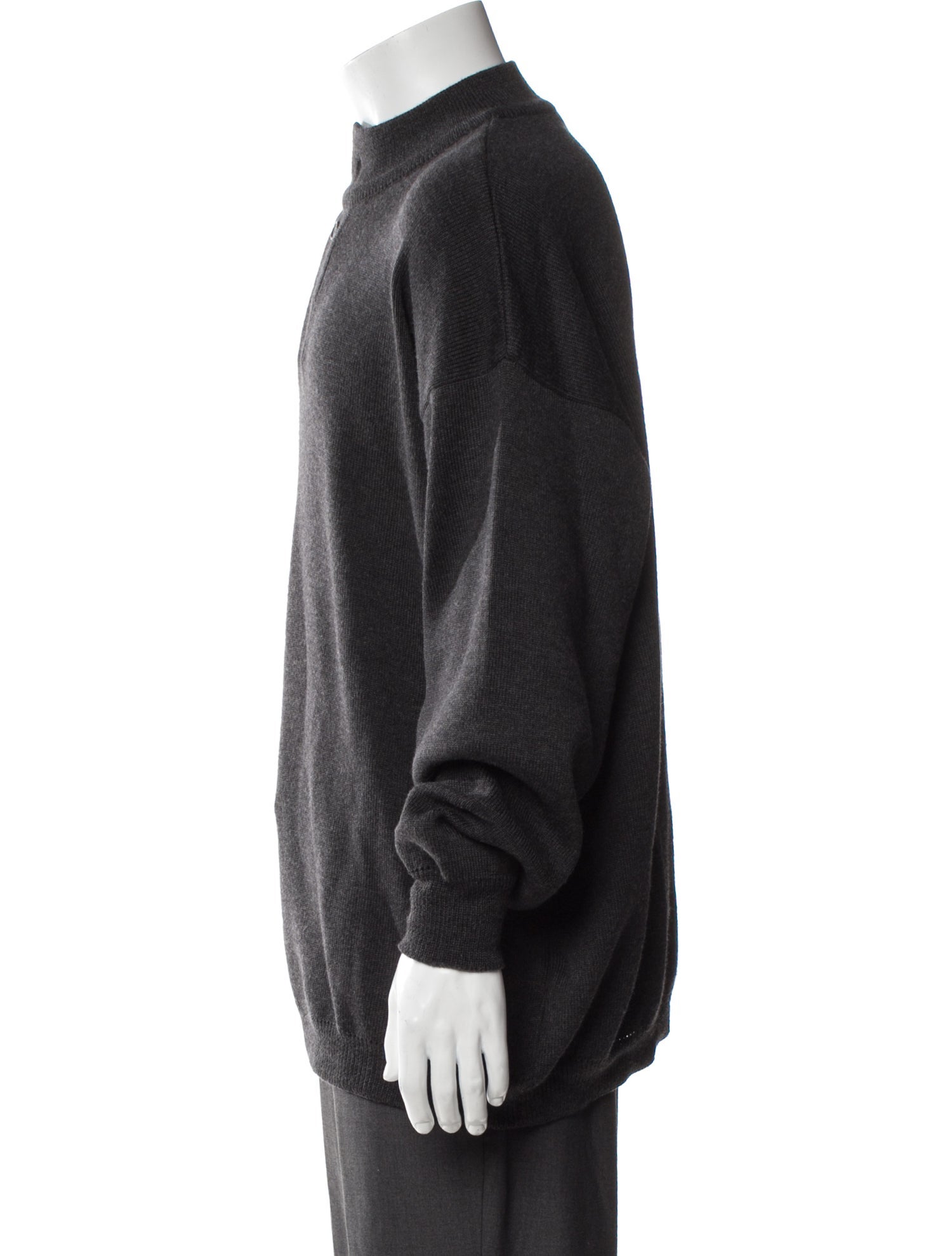 Gran Sasso Virgin Wool Turtleneck Polo Sweater