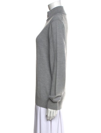 Gran Sasso Virgin Wool Mock Neck Sweater