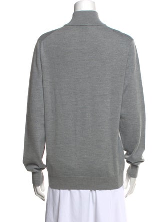 Gran Sasso Virgin Wool Mock Neck Sweater