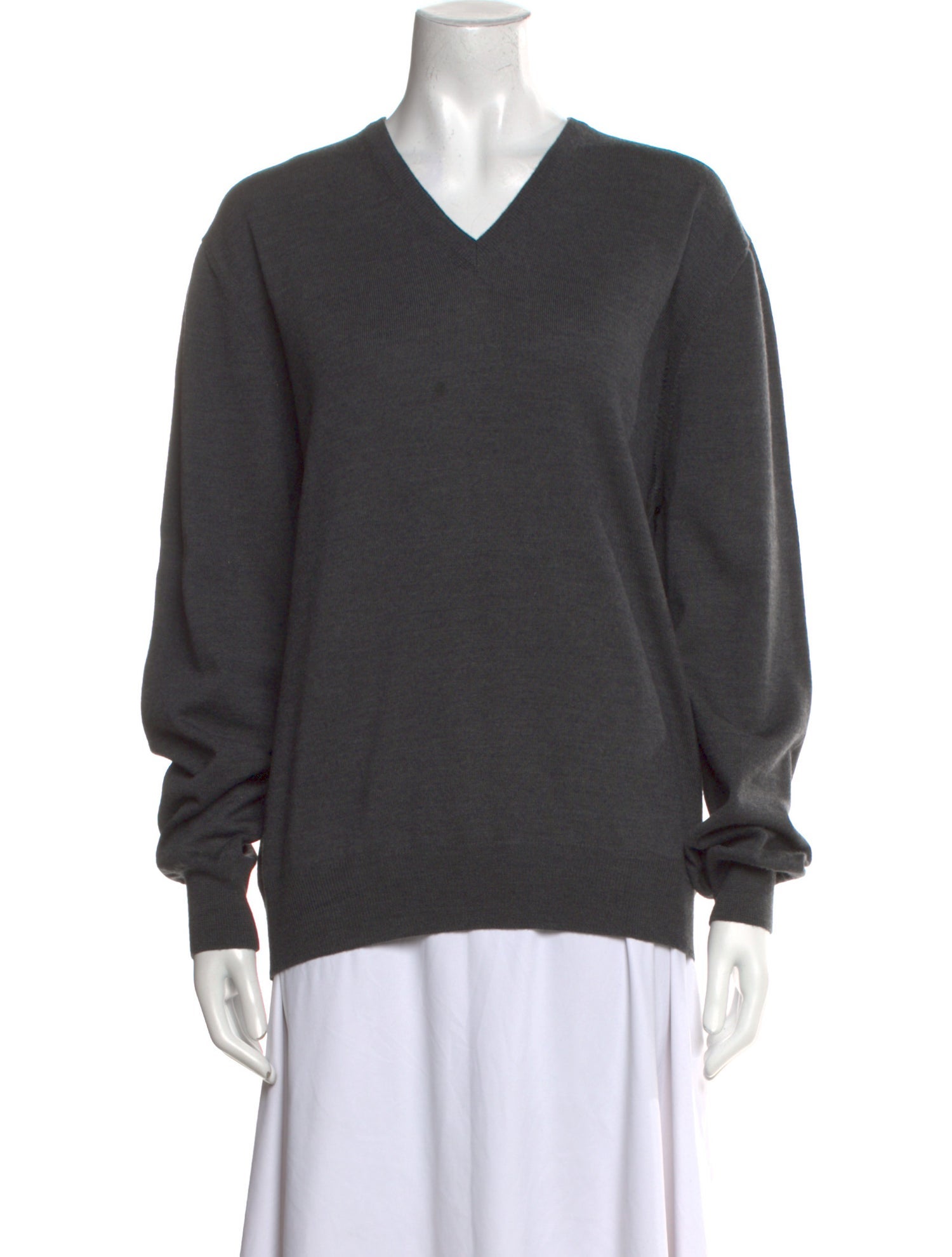 Gran Sasso Virgin Wool V-Neck Sweater