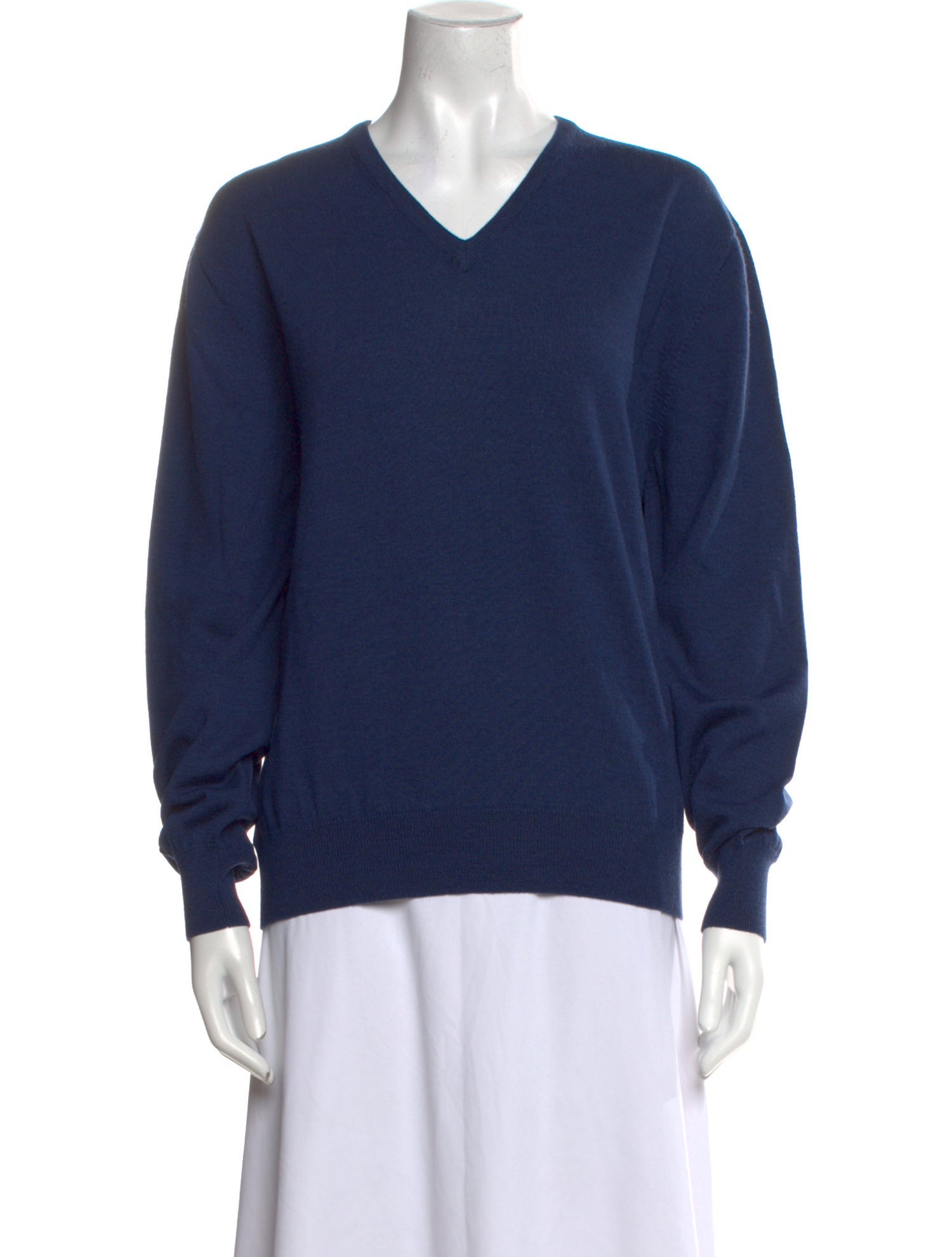 Gran Sasso Virgin Wool V-Neck Sweater