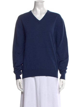 Gran Sasso Virgin Wool V-Neck Sweater