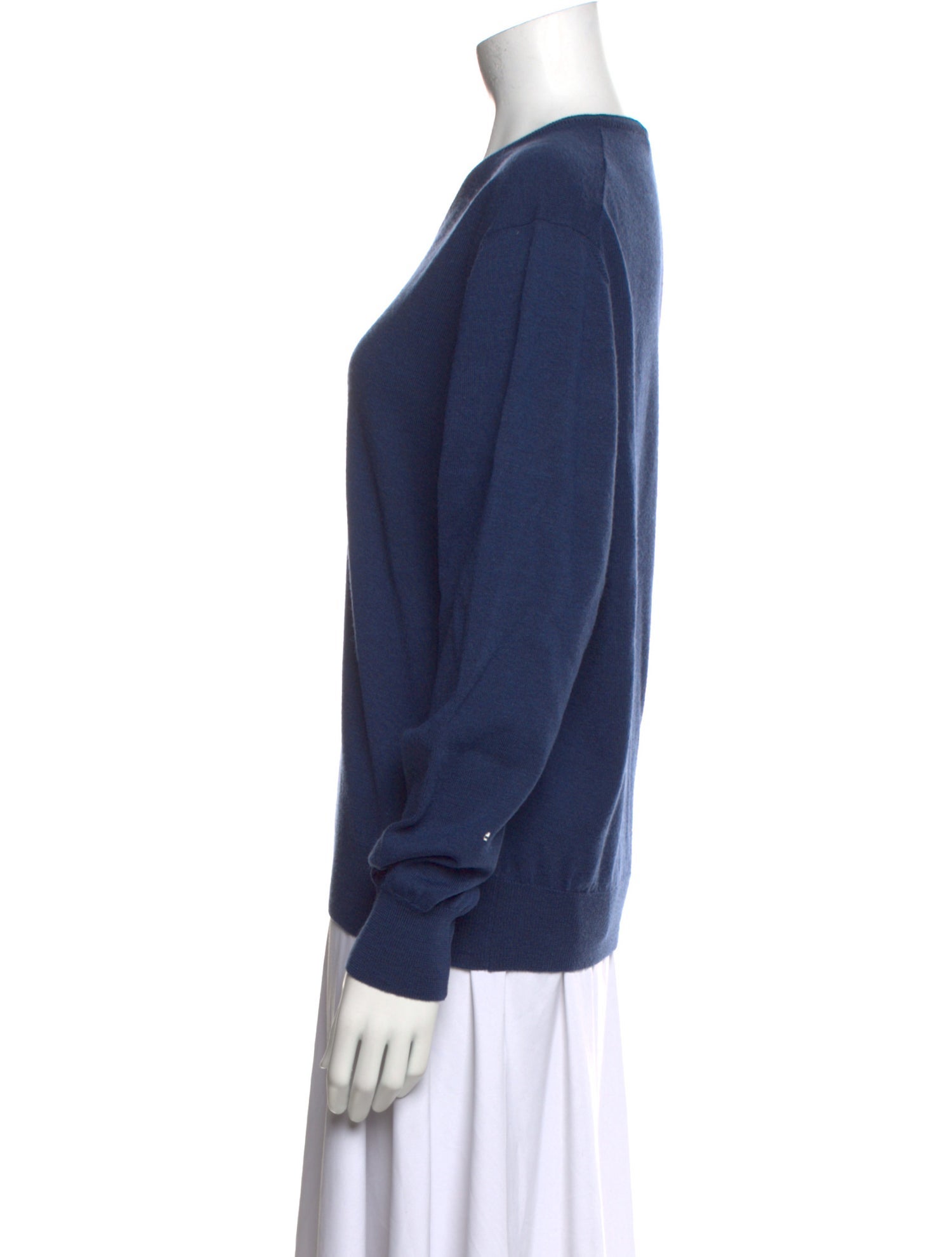Gran Sasso Virgin Wool V-Neck Sweater