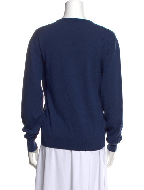 Gran Sasso Virgin Wool V-Neck Sweater