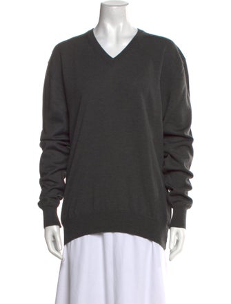 Gran Sasso Virgin Wool V-Neck Sweater