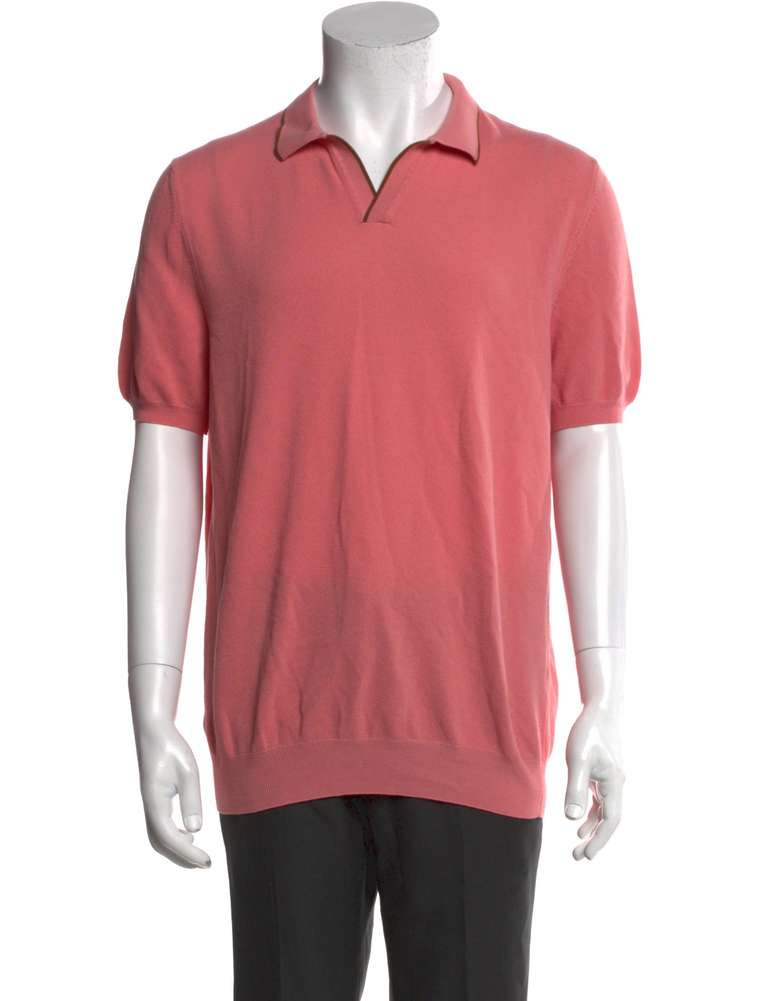 Gran Sasso Collar Short Sleeve Polo Shirt
