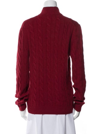 Gran Sasso Virgin Wool Mock Neck Sweater