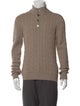 Gran Sasso Virgin Wool Turtleneck Polo Sweater
