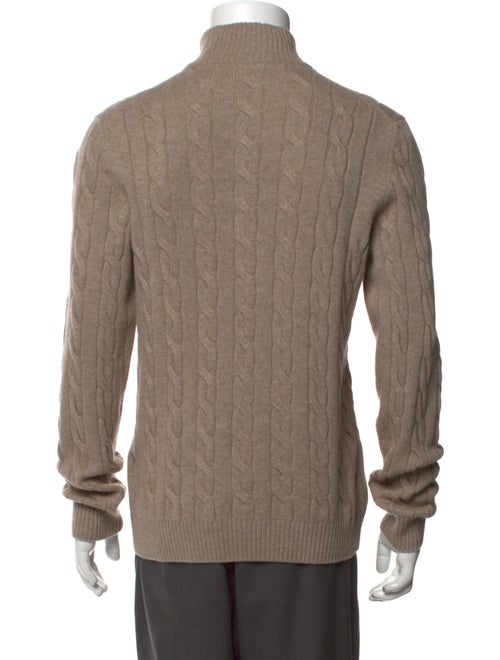 Gran Sasso Virgin Wool Turtleneck Polo Sweater