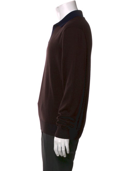 Gran Sasso Virgin Wool Collar Polo Sweater