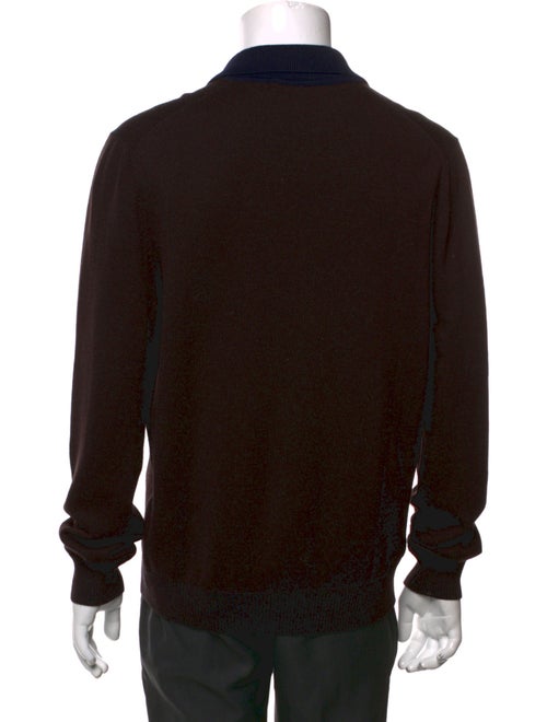 Gran Sasso Virgin Wool Collar Polo Sweater