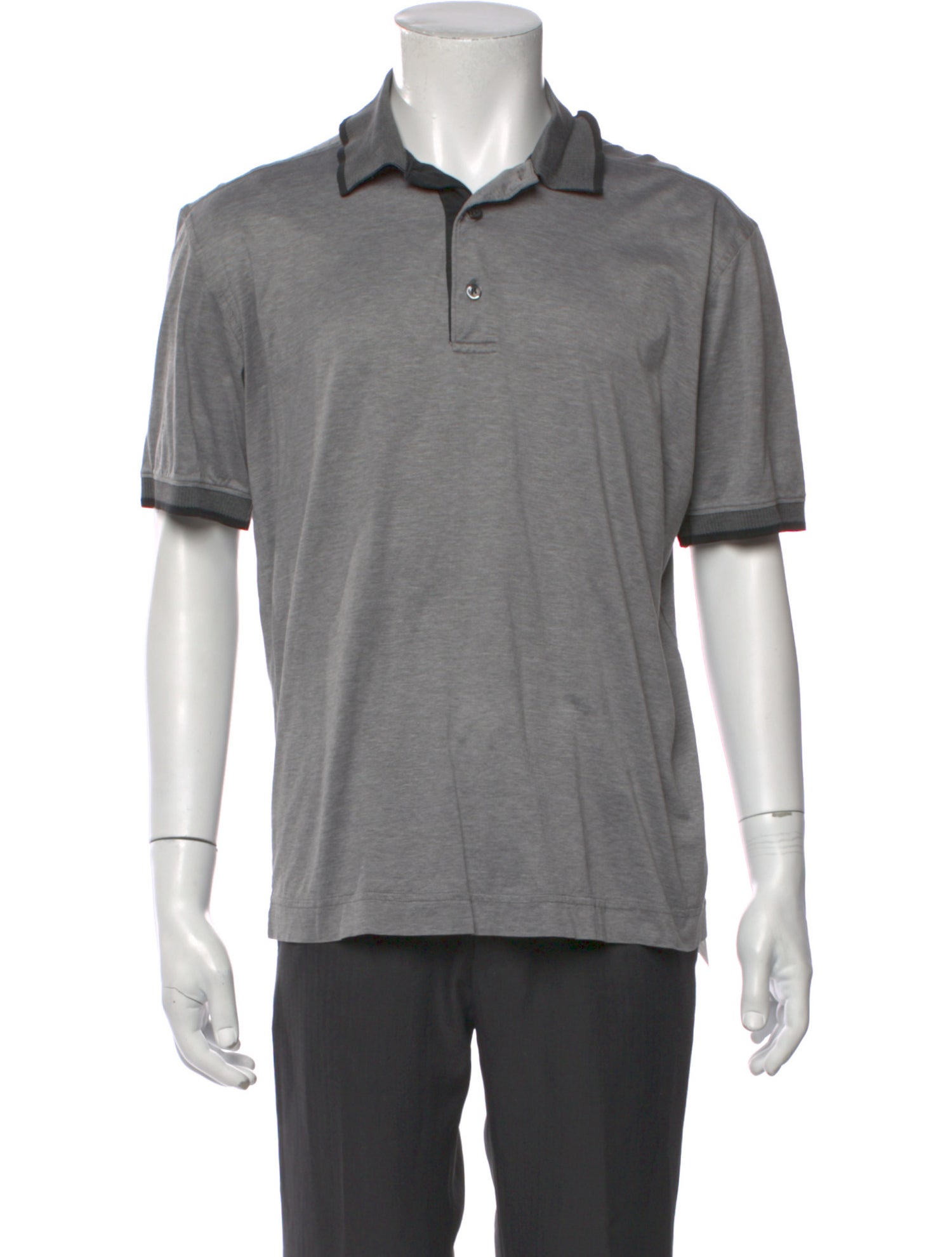 Gran Sasso V-Neck Short Sleeve Polo Shirt