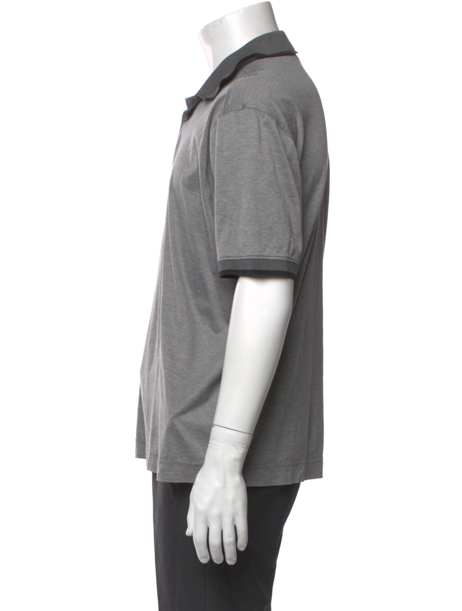 Gran Sasso V-Neck Short Sleeve Polo Shirt